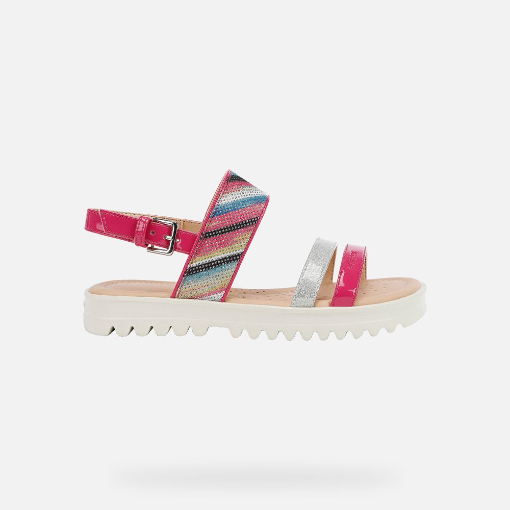 Sandalias Geox Menina Rosa - Coralie - PJOSQ8792